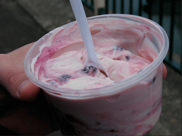 encas sucre et gras yaourt milkshake snack preference gout gras obesite